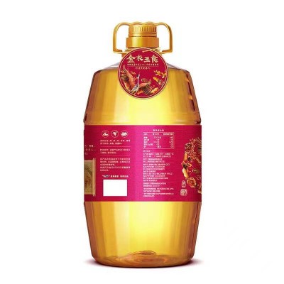 胡姬花金衣玉食花生油传承古法双料压榨技艺精髓5L/桶图2