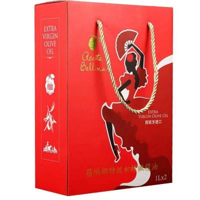 蓓琳娜（BELLINA）初榨橄榄油500ml*2礼盒装图5