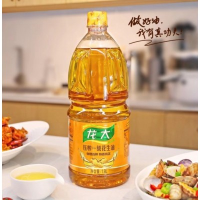 龙大食用油压榨一级特香花生油1.8L/桶图4