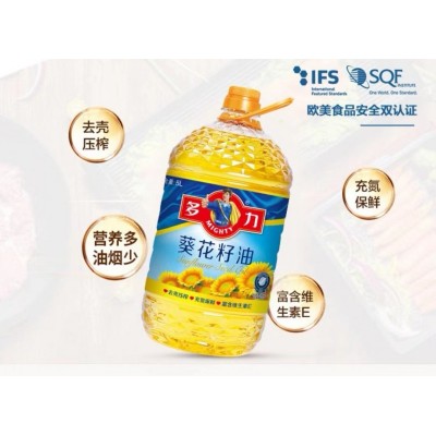 多力葵花籽油营养多油烟少5L+238ml/桶图6