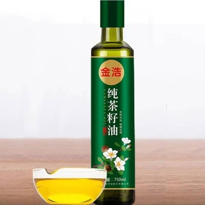 金浩纯正茶油高山茶籽油 植物油750ml/瓶图3