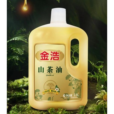 金浩茶油山茶油物理压榨 山茶油2.5L/瓶图2