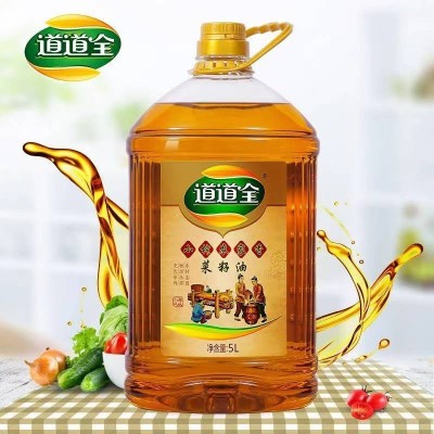 道道全小榨农家香菜籽油5L/桶图4