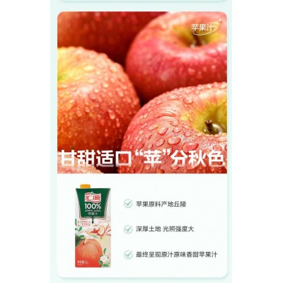 易烊千玺同款汇源100%果汁1L*2盒尝鲜装纯果汁饮料饮品官方旗舰图5