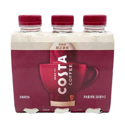 COSTA咖世家低糖生椰拿铁美式低脂肪浓醇摩卡即饮咖啡300ml*15瓶图3