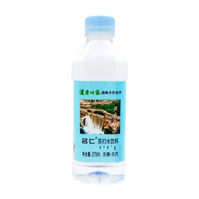 名仁苏打水整箱375ml*24瓶无汽无糖弱碱性饮用水原味无糖苏打水图3