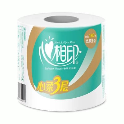 心相印心柔卷纸卫生纸  4层180g*27卷/箱图2