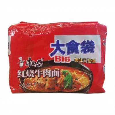 康师傅红烧牛肉面145g*5袋图2