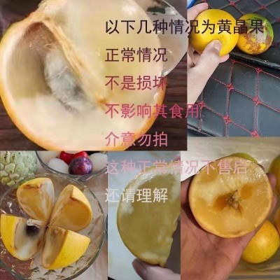 冬蜜牛奶黄晶果稀有罕见水果黄金大果新鲜当季水果 4斤/盒装图6