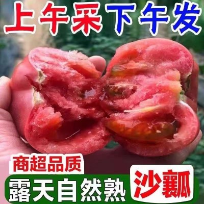 沙瓤大番茄自然熟 9-10斤/箱图3