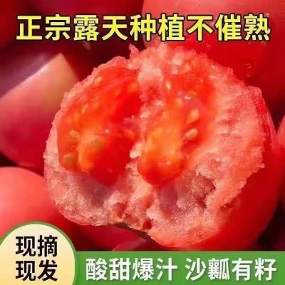 沙瓤大番茄自然熟 9-10斤/箱图2