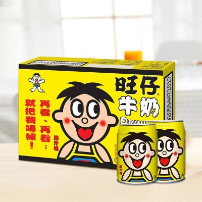 旺旺 旺仔牛奶 果汁味245ml*24 送礼佳品 铁罐装图5