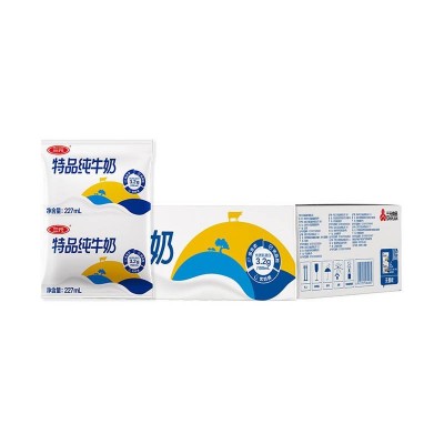 三元利乐枕特品纯牛奶 227ml*12袋 整箱装图4