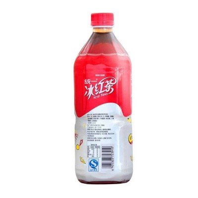 统一冰红茶1L大瓶装柠檬味茶饮料1000ml*4/8瓶装一整箱夏日饮品图2