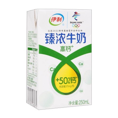 伊利臻浓牛奶高钙 250ml*16盒 整箱装图2