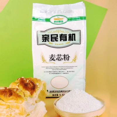 亲民食品亲民有机麦芯粉选材源自北纬48°黄金黑土带1.5kg/袋图4