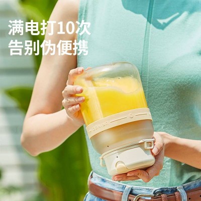 七彩叮当QC-ZZ02便携榨汁 杯-粉色图4