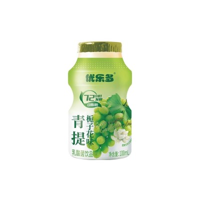 优乐多乳酸菌学生饮品低脂肪青提栀子花100ml*20瓶整箱特价批发图5