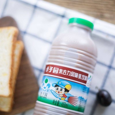 李子园朱古力风味甜牛奶乳饮料 450ml*10瓶 整箱装图3