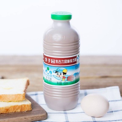 李子园朱古力风味甜牛奶乳饮料 450ml*10瓶 整箱装图6