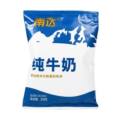 南达利乐枕纯牛奶 200g*20袋 整箱装图5