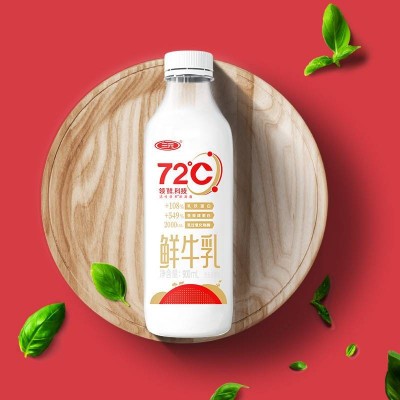 三元72°C鲜牛乳 900ml*6瓶 整箱装图2