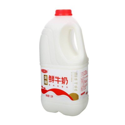 三元全脂鲜牛奶桶装 1.8L*6桶 整箱装图3