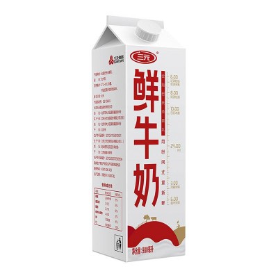 三元鲜牛奶 980ml*6盒 整箱装图3