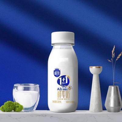 三元极致1+1原生双蛋白鲜牛奶 240ml*12瓶 整箱装图2