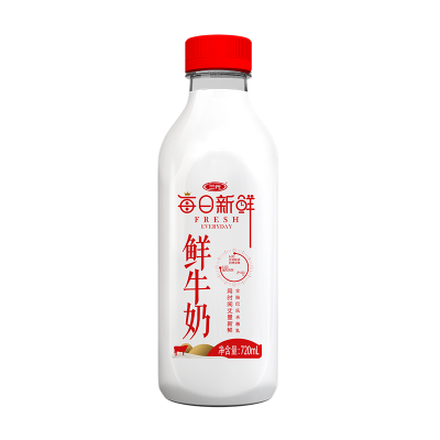 三元每日新鲜鲜牛奶 720ml*6瓶 整箱装图4