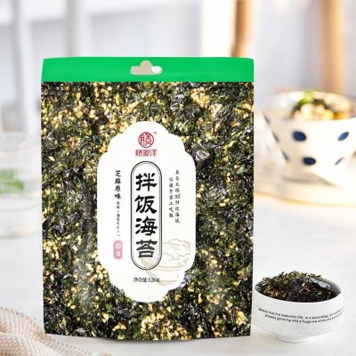 膳源泽拌饭海苔 芝麻原味 126g*2袋 整箱装图5