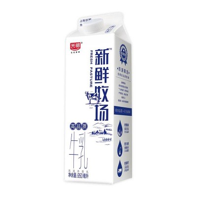 光明新鲜牧场高品质牛乳 950ml*10瓶 整箱装图3