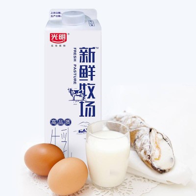 光明新鲜牧场高品质牛乳 950ml*10瓶 整箱装图6