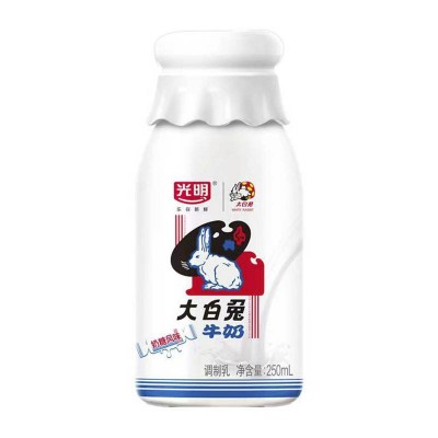 光明大白免奶糖风味牛奶 250ml*12瓶 整箱装图4