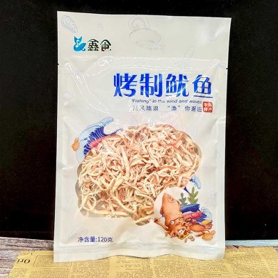 烤鱼片鳕鱼片 120g*5袋 整箱装图4