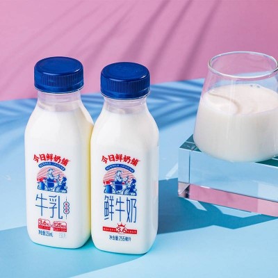 新希望塑瓶 今日鲜奶铺牛乳 255ml*8图4