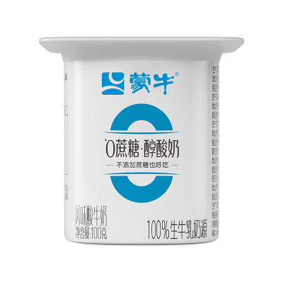 蒙牛0蔗糖风味酸牛奶 100g*8杯*12排 整箱装图5