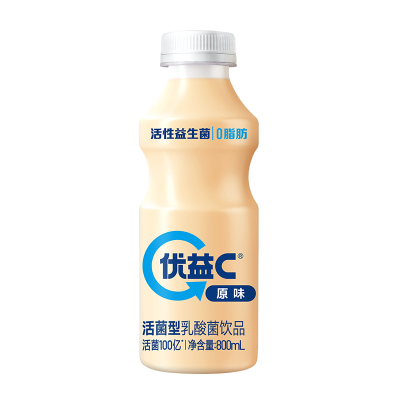 蒙牛优益C活菌型乳酸菌饮品 原味 800ml*12/箱图3