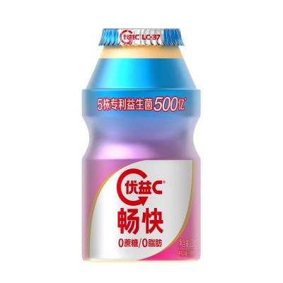 蒙牛优益C畅快复合活性益生菌乳饮品 100g*5*12/箱图4