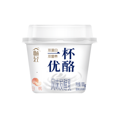 伊利畅轻一杯优酪白桃风味 (100g*3杯)*10排 整箱装图2