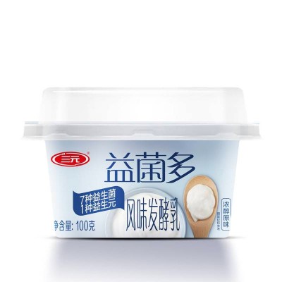 三元益菌多风味发酵乳 100g*3杯*6组 整箱装图4