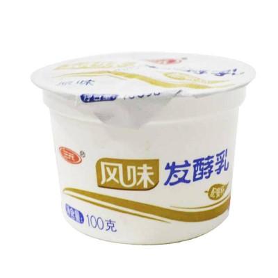 三元原味风味发酵乳 100g*12碗 整箱装图5