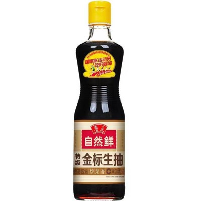 鲁花特级金标生抽500ml*4/瓶图4