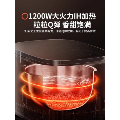 九阳电饭煲家用0涂层电饭锅多功能4升IH不锈钢球形内胆锅旗舰40N1图4