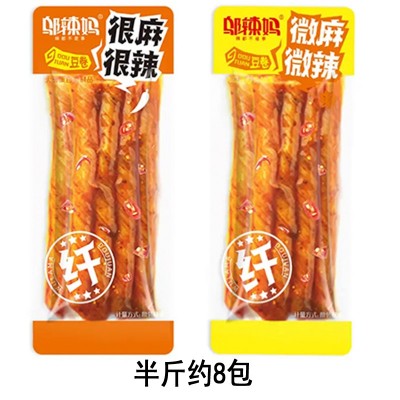 邬辣妈辣条豆卷 500g*2袋 整箱装图5