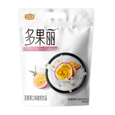 君乐宝多果丽百香果口味酸奶饮品 150g*5图5