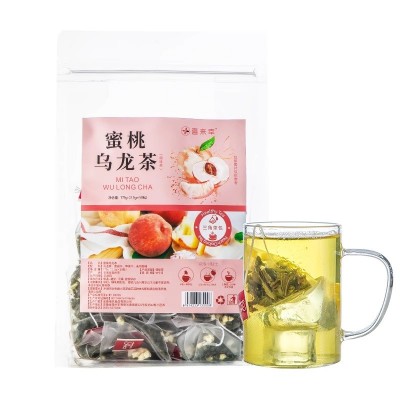 蜜桃白桃乌龙茶包花果袋泡茶叶组合水果茶小包装冷泡茶可商用养生图5