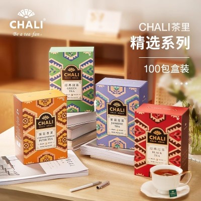 CHALI茶里甄选茶包菊花茶普洱绿茶红茶100包茶包图2