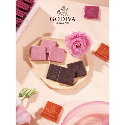 GODIVA歌帝梵72%85%黑巧克力100g*1盒纯可可脂办公室零食伴手生日礼物图3