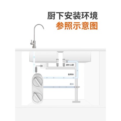 九阳净水器家用直饮自来水过滤器智能RO反渗透净水机厨下式图4